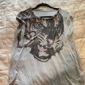 All saints oversized tee shirt/mini dress